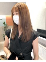 アトリエ(Atelier) ロングヘアスタイル×キャラメルベージュ