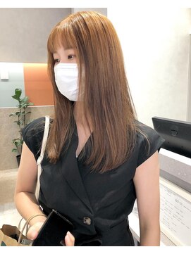 アトリエ(Atelier) ロングヘアスタイル×キャラメルベージュ