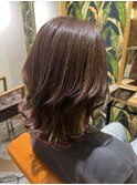 #ロングヘア #グレージュカラー #ボブウルフ#ココアベージュ