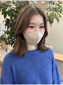 石原和樹　プラチナグレージュ　パールミルクティー　くびれヘア