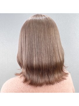 ミル 今治(1003 mille IMABALI) ダブルカラーのミルクティーベージュ