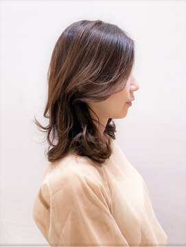 ヘアーライズ 池袋東口店(hair RISE) 酸性デジタルパーマバレルカール仕上げ白髪ぼかしハイライト