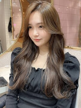 シーシンジュク 新宿南口(Sea shinjuku) 韓国風前髪×レイヤーカット【髪質改善/新宿/レイヤーカット】