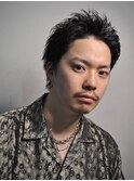 スパイキーショート短髪夏ヘア