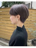 ラベンダーベージュショート