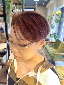 アンドライフ 市原店(AND LIFE) ハイライト／ピンク／ショート／髪質改善