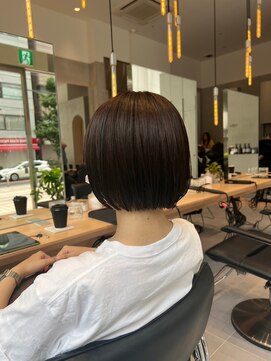 ガリカ 横浜(Gallica) 【後藤嵩広】丸みのあるショートボブ/ぷつっとボブ/ぱっつんボブ