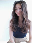 外国人風　モカグレージュ　なみなみウェーブ