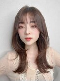 髪質改善＊オリーブベージュハッシュカット＊美髪【Zina 川口】