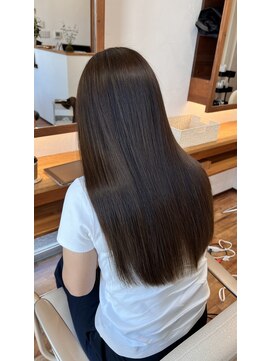 キヌ(kinu) 高濃度水素カラー+高濃度パウダーTr+キラスイ+カット