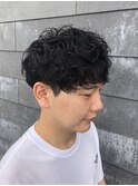シャドウパーマメンズパーマメンズカットマッシュスパイラル