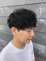 ヒュイル バイ ニアウ(Hwyl by Niau) シャドウパーマメンズパーマメンズカットマッシュスパイラル