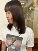顔周りレイヤーミディアムグレージュ