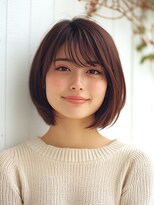 フレア 心 武庫之荘(flare)&nbsp;★前髪イメチェンこなれミディレイヤーボブウルフネビージュ小顔