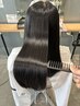 【圧倒的サラサラ髪に】カット＋縮毛矯正＋前処理ダメージレストリートメント