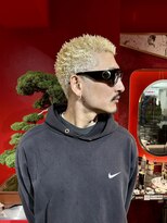 メリケンバーバーショップ トーキョー(MERICAN BARBERSHOP TYO)&nbsp;メンズカットアップバングスパイキーショートフェード232シマズ