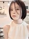 ルファン(lufun)の写真/【姫路駅裏】希望や悩みをしっかりヒアリングしてくれるから安心！ミニボブ/切りっぱなしボブ◎