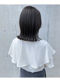 植田まい＊切りっぱなしロブ×ダークグレージュ