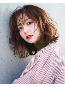 ルララドゥ シースルーゆるっとボブ