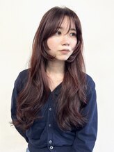 ポピイズ(POPPIES) ロングスタイル【フェイスレイヤー／ラベンダーピンク】