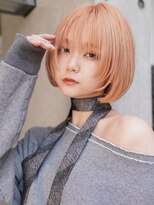 カライング(ing) 20代30代40代ひし形大人かわいい小顔ラベンダーアッシュショート