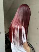 シャロン(SHARON)&nbsp;【SHARON】チェリーカラー×ロングスタイル