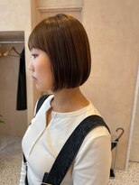 オン キャナルシティ博多前店(on)&nbsp;【晴音】ミニボブ/マロンブラウン/ボブ/20代