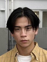 レタッチバイフィフス(RETOUCH by fifth)&nbsp;原宿センターパートフェザーパーマメンズパーマニュアンスパーマ