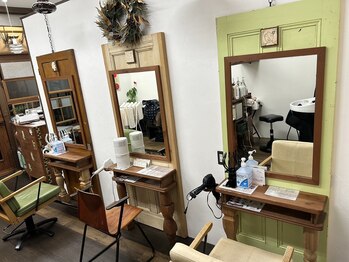 ラル ヘアデザイン(ral hair design)の写真/小さな空間活かして居心地が良い美容室目指してます♪