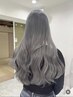 【最上位カラー×最上位TR】カット＋艶カラー+髪質改善TR+紫外線ケアスプレー