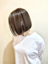 ヘアーガーデン オーパスリンク 池袋(hair garden Opus Link)&nbsp;前下がりボブ●ハイライト