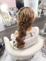リアン(lien)&nbsp;ふわふわサイドポニーお団子♪