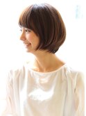 【３０代・４０代・５０代】丸みが綺麗な大人ボブ