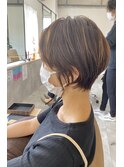 小顔補正立体カット