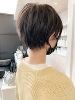 キャアリー(Caary)&nbsp;福山市ショートヘア人気Caaryハイライト立体グレージュ