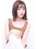 【Elsa元町・三宮】アプリコットブラウン×外ハネボブ3