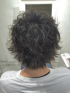 コンビネーション(combination) ミックスパーマスパイラル波巻きツイストスパイラルメンズパーマ