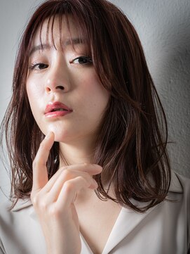 カバーヘアアンドスパ ブリス 浦和(COVER HAIR&SPA bliss) 艶感ベビーピンクベージュヘルシースタイルv浦和20代30代40代