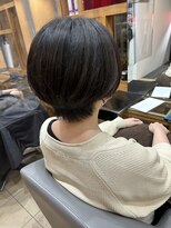 スタジオ アルファプラス 日暮里店(studio α+)&nbsp;ステップボーンカットカットボブショートハイライト白髪ぼかし