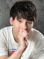 プレミアムバーバー 目黒店(PREMIUM BARBER produce by HIRO GINZA) メッシュパーマ