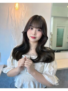 ラビス(Lovis) セミディ/シアーカラー/魅力倍増カール/ダークアッシュ