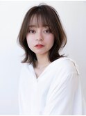韓国レイヤー顔周りカット透明感カラー髪質改善艶髪シースルー