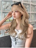 成人式はダブルカラー、インナーカラー♪