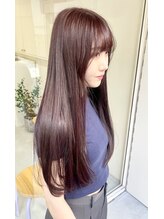 ウニ(uni) ◯ブリーチなしカシスレッド