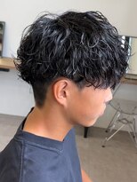 ツイストスパイラル波巻きパーマスパイラルパーマパーマメンズ