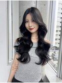 美シルエット×韓国風ロング