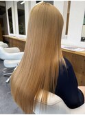 ロングヘアのメンテナンスに☆髪質改善TR×顔周りレイヤー