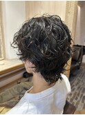 外国人風パーマ