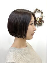 ジェムヘアスタジオ 湘南平塚南口店(Gem Hair Studio)&nbsp;丸み柔らかナチュラルボブ【Gem 神原】