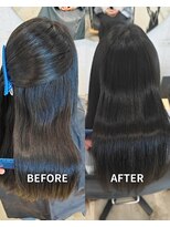 ビーヒアナウ N゜03 金沢駅西店(BE HERE NOW) ハンドドライのみ/縮毛矯正/髪質改善/美髪矯正/艶髪/ストレート